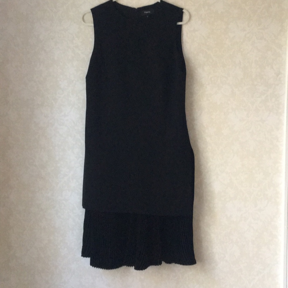 Theory black dress worn once